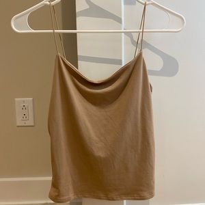 Neutral Cami Cropped Tank Top